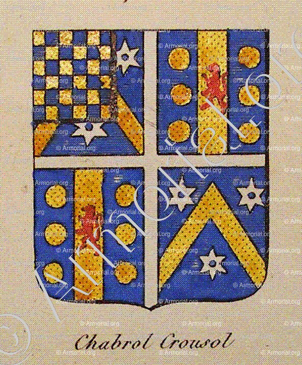 CHABROL CROUSOL_Noblesse d'Empire._France