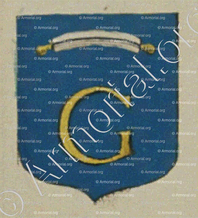 GOFFIN (Alsace)_Blason enregistré sous le règne de Louis XIV_France 