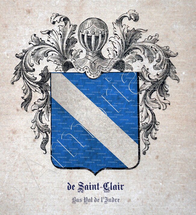 de SAINT-CLAIR_Bas Val de l'Indre._France