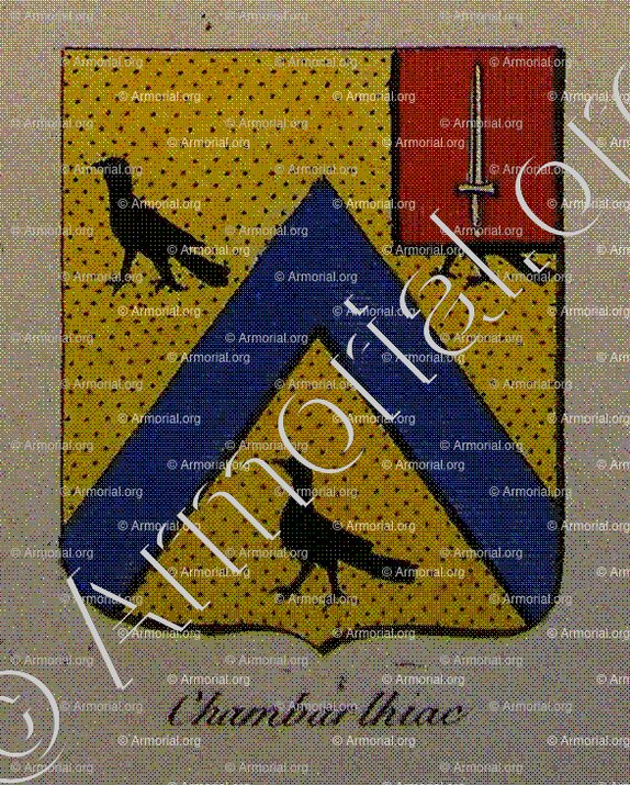 CHAMBARLHIAC_Noblesse d'Empire._France