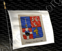 drapeau-CHAMPION DE NANSOUTY_Noblesse d'Empire._France