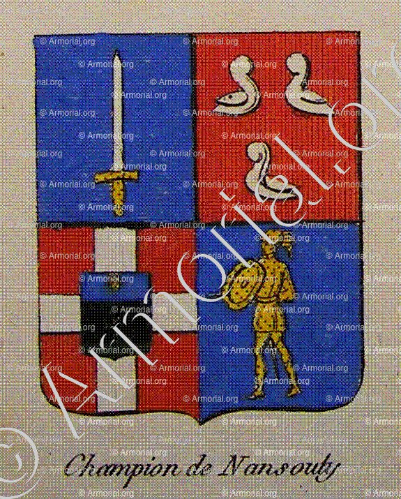 CHAMPION DE NANSOUTY_Noblesse d'Empire._France