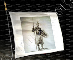 drapeau-Ritter von HEILIG JAKOBUS_Religiöse und militärische Anzug._ J.-C. Bar.