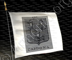 drapeau-CARDONA_Incisione a bulino del 1756._Europa