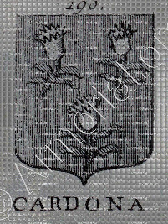 CARDONA_Incisione a bulino del 1756._Europa