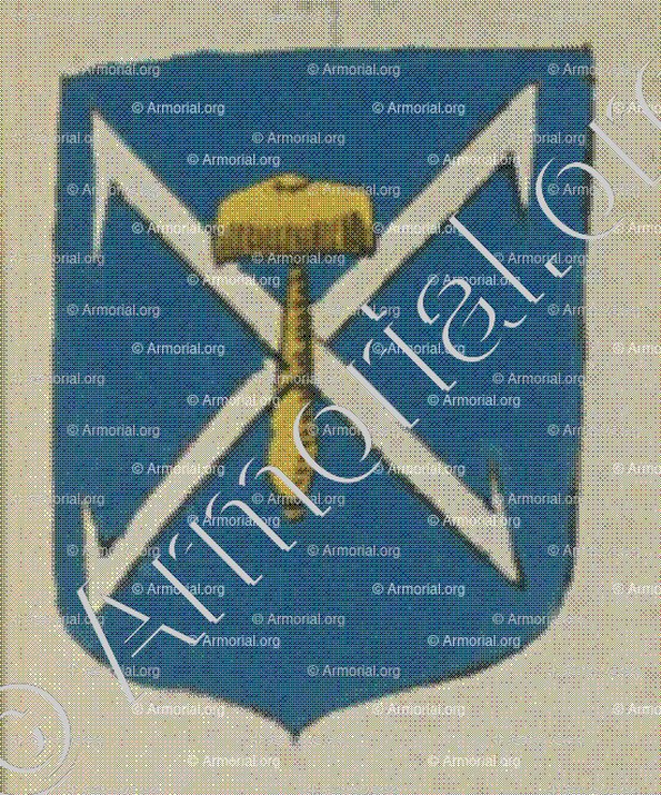 La Communauté des Maîtres Tonneliers de la ville de Moutzig (Alsace)_Blason enregistré sous le règne de Louis XIV_France 