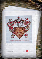 velin-d-Arches-DIKA_Les Sires de Dika_Armorial Daniel Sandoz, 1996.