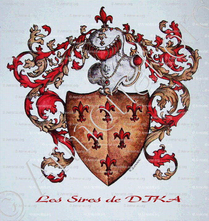 DIKA_Les Sires de Dika_Armorial Daniel Sandoz, 1996.