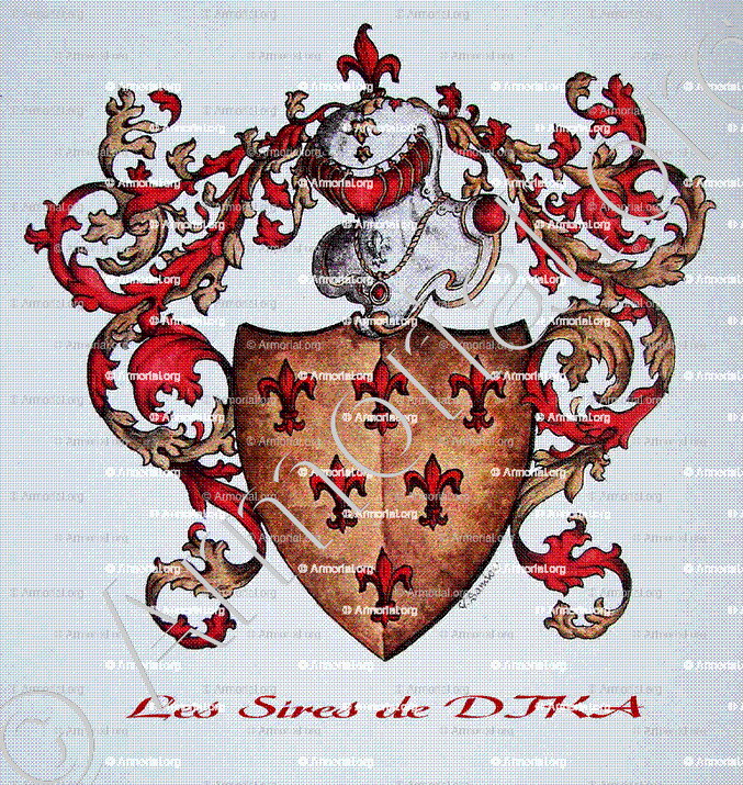 DIKA_Les Sires de Dika_Armorial Daniel Sandoz, 1996.