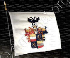 drapeau-de GAUTHIER ou GAUTIER_Brabant_Belgique (1768)