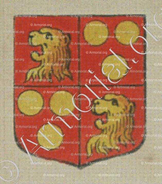 RESCH (Alsace)_Blason enregistré sous le règne de Louis XIV_France (1)