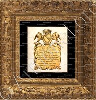 cadre-ancien-or-CLARET DE LA TOURETTE et DE FLEURIEU._Lyonnais._France