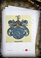 velin-d-Arches-HAAGEN_Wappenbuch der Stadt Basel . B.Meyer Knaus 1880_Schweiz