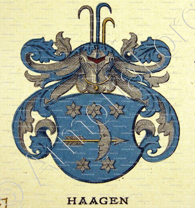 HAAGEN_Wappenbuch der Stadt Basel . B.Meyer Knaus 1880_Schweiz