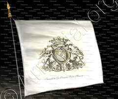 drapeau-BERNARD de La VERNETTE SAINT-MAURICE_Bourgogne-France