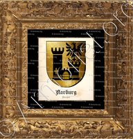 cadre-ancien-or-AARBURG_Wappen der Stadt.  Aargau_Schweiz