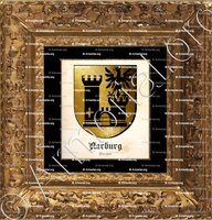 cadre-ancien-or-AARBURG_Wappen der Stadt.  Aargau_Schweiz