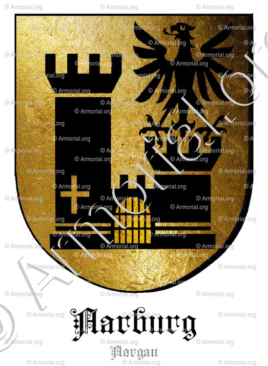 AARBURG_Wappen der Stadt.  Aargau_Schweiz