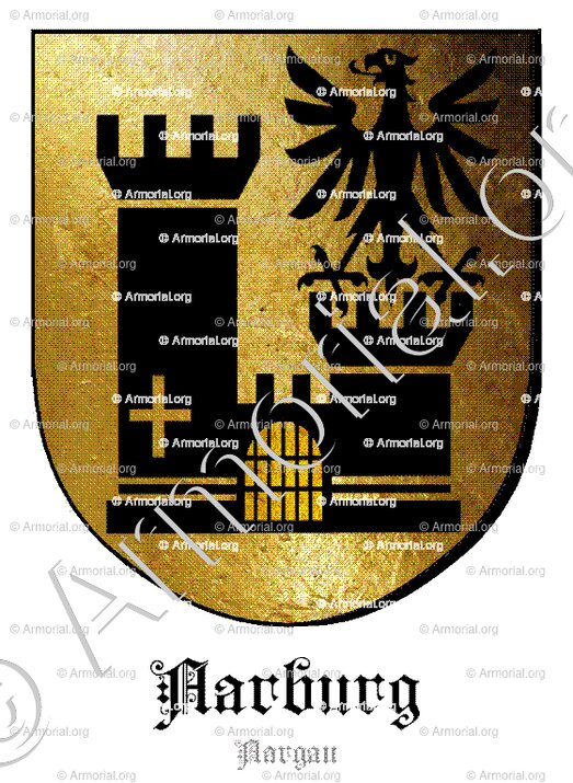AARBURG_Wappen der Stadt.  Aargau_Schweiz