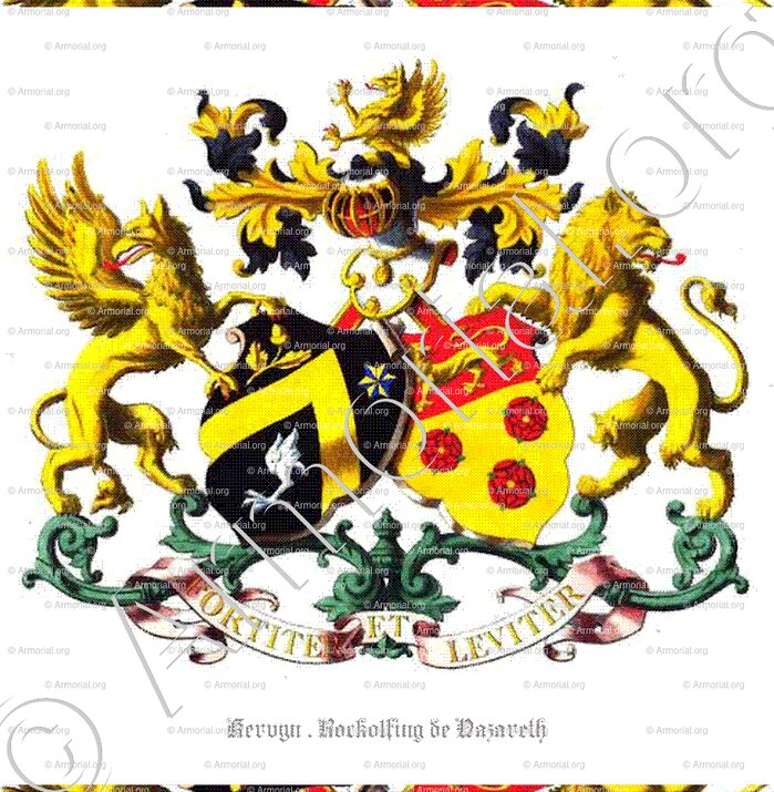 KERVYN & ROCKOLFING DE NAZARETH_Noblesse Belge._Belgique (1)