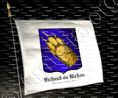 drapeau-RICHAUD ou RICHAU_Saint-Julien-de-Quint (Diois) Dauphiné._France