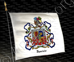 drapeau-APARICIO_Biscaye, Castille, Estrémadure, Murcie. Cuba._Espagne, Cuba. (3)