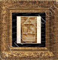 cadre-ancien-or-de VISSEC_Guy de V. 1324. Abbaye de Gellone. Saint-Guilhem-le Desert._France +