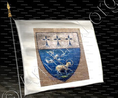 drapeau-RICHARD de LA VERGNE_Benjamin Richard, cardinal. Notre-Dame de Paris._France ()