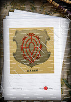 velin-d-Arches-HAEREN_Wappenbuch der Stadt Basel . B.Meyer Knaus 1880_Schweiz