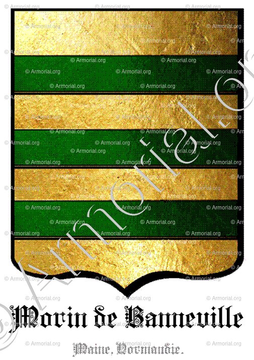 MORIN de BANNEVILLE_Maine, Normandie._France