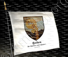 drapeau-GUILHEM_Duc d'Aquitaine, comte de Toulouse,_France