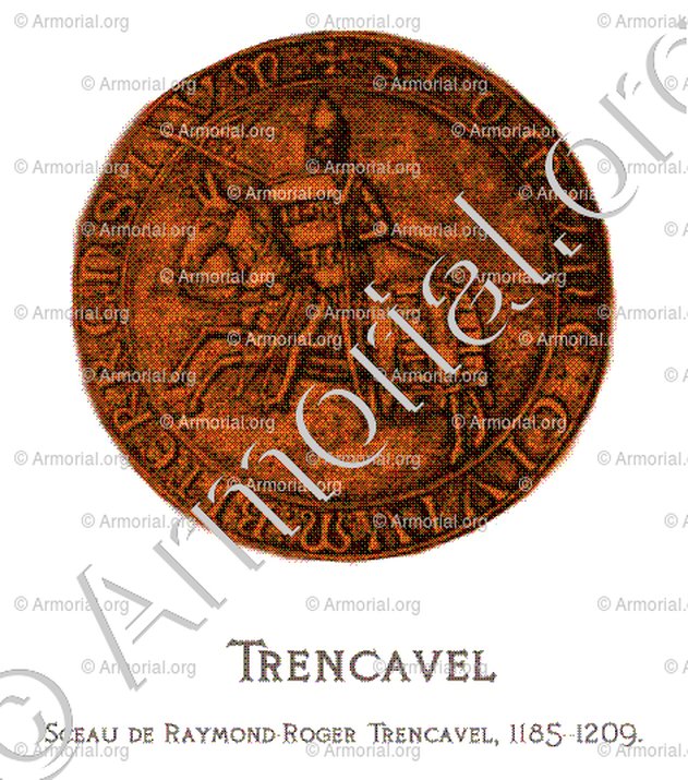 TRENCAVEL_Sceau de Raymond-Roger Trencavel-_France