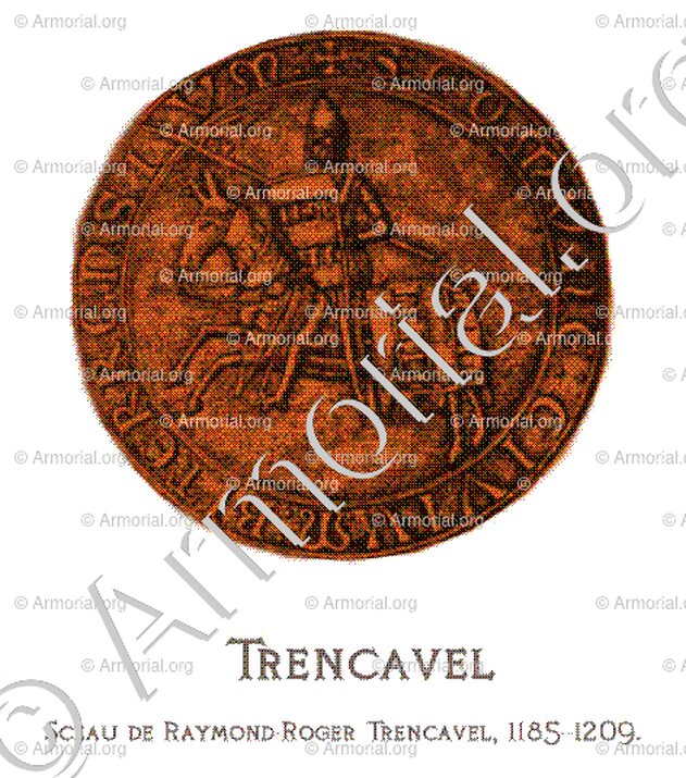 TRENCAVEL_Sceau de Raymond-Roger Trencavel-_France