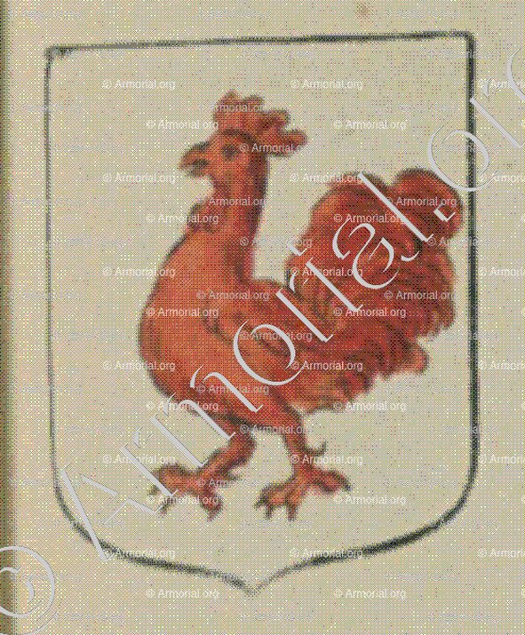 BLORETIN de WARSENSE (Alsace)_Blason enregistré sous le règne de Louis XIV_France 