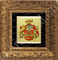 cadre-ancien-or-HÄGELIN  WENGEN_Wappenbuch der Stadt Basel . B.Meyer Knaus 1880_Schweiz