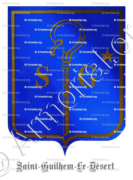 SAINT-GUILHEM-LE DESERT_blason de la citée_France (0)
