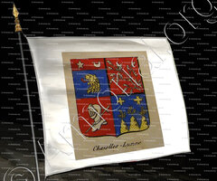 drapeau-CHAZELLES-LUNAC_Noblesse d'Empire._France