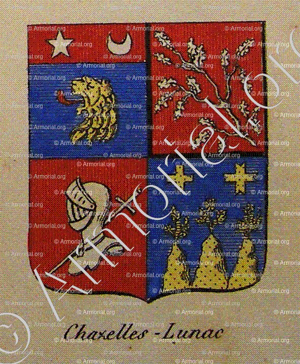 CHAZELLES-LUNAC_Noblesse d'Empire._France