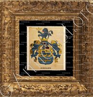 cadre-ancien-or-HÄGLER_Wappenbuch der Stadt Basel . B.Meyer Knaus 1880_Schweiz