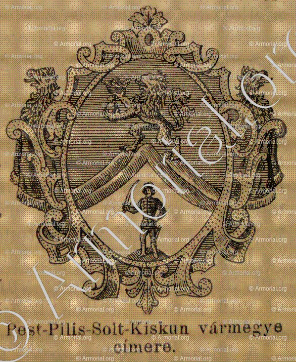 PEST-PILIS-SOLT-KISKUN_Vármegye címere._Magyar Királyság