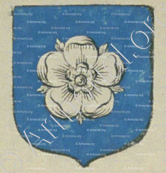 de RANSARNE (La Rochelle)_Blason enregistré sous le règne de Louis XIV._France