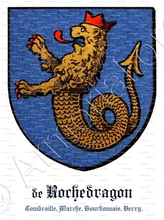 ROCHEDRAGON (de)_Armorial du Bourbonnais_ France ()