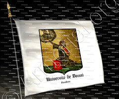drapeau-Université de DOUAI_Flandres, 1696._France (i)