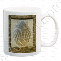 mug-COQUILLE SAINT-JACQUES de COMPOSTELLE_Chemin, Saint-Guilhem-Le-Désert (Languedoc._France
