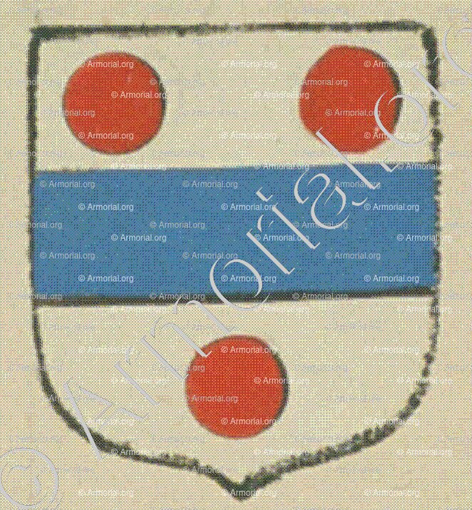 de RAVALLET (La Rochelle)_Blason enregistré sous le règne de Louis XIV._France