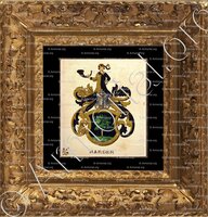 cadre-ancien-or-HARDER_Wappenbuch der Stadt Basel . B.Meyer Knaus 1880_Schweiz