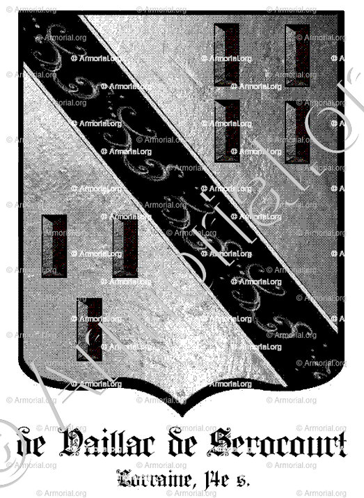 de VAILLAC de SEROCOURT_Lorraine, 14e s._France (i)