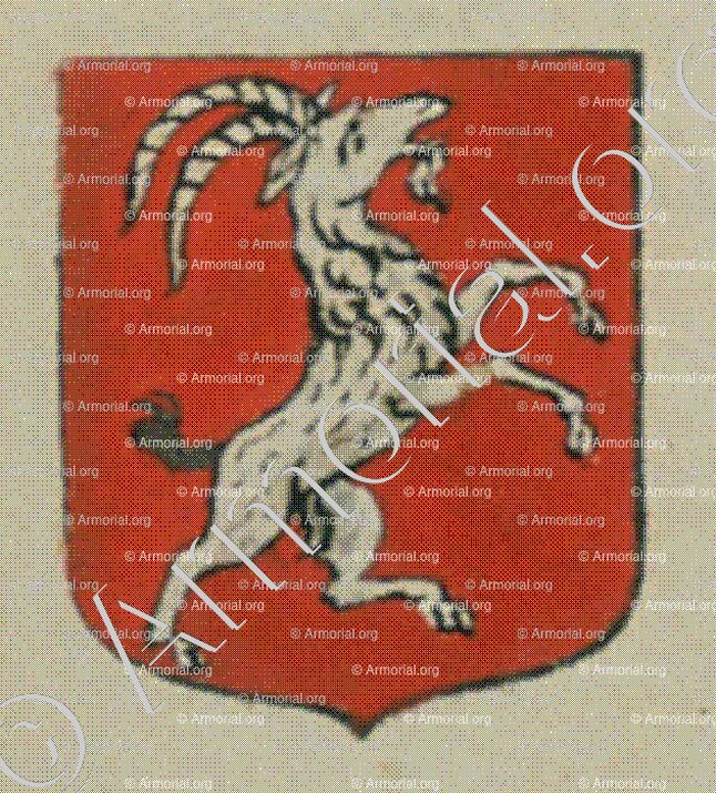 BOCK (Alsace)_Blason enregistré sous le règne de Louis XIV_France 