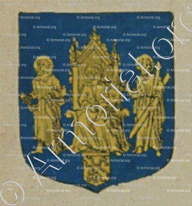 Pêcheurs d'ERSTEIN (Alsace)_Blason enregistré sous le règne de Louis XIV_France