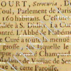 SEROCOURT -Duché de Bar-